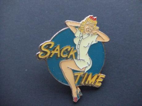 Pin Up Sack Time verpleegster